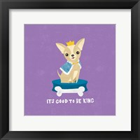 Good Dogs Chihuahua Bright Framed Print