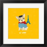 Good Dogs French Bulldog Bright Framed Print