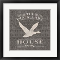 Soft Lodge II Dark Framed Print