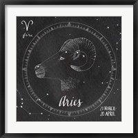 Night Sky Aries Framed Print