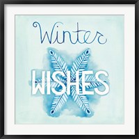 Snowflake Sayings II Framed Print