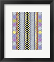 Vintage Stripe III Framed Print