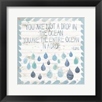 Coastal Inspire IV Framed Print