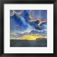 Vivid Sunset I Framed Print