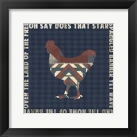 Fourth on the Farm Collection H. Framed Print