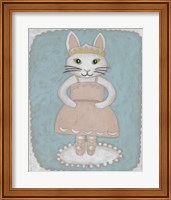 Framed 'Ballerina Animal II' border=