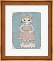 Framed 'Ballerina Animal II' border=