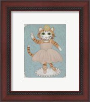 Framed 'Ballerina Animal IV' border=