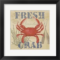 Framed Wild Caught Crab
