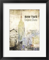 Framed New York Grunge II