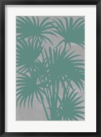 Chromatic Palms II Framed Print