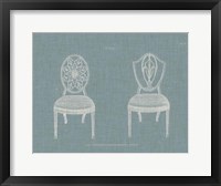 Framed Hepplewhite Chairs I