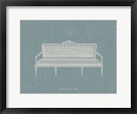 Hepplewhite Sofas II Framed Print