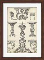 Framed Antique French Ornament I