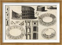 Framed Diagram of the Colosseum