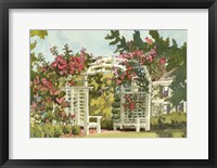 Aquarelle Garden VIII Framed Print