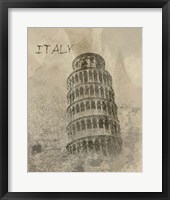 Remembering Italy Framed Print