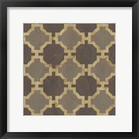 Golden Trellis I Framed Print