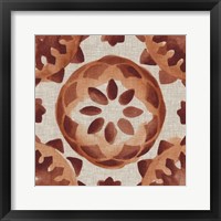 Elemental Tiles IV Framed Print