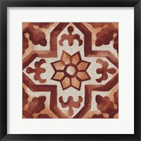 Elemental Tiles V Framed Print