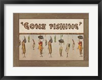 Framed Gone Fishing