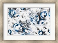 Framed Scent of Roses Indigo