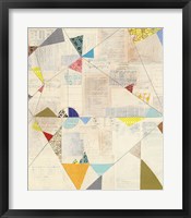 Geometric Background II Framed Print