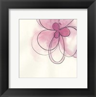 Framed Floral Gesture I