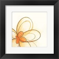 Floral Gesture IV Framed Print