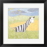 Framed Quinn's Zebra