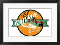 Garage Sign I Framed Print