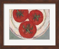 Framed Plate with Tomato