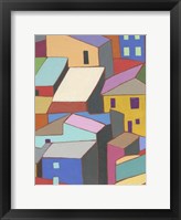 Rooftops in Color II Framed Print