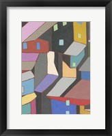 Rooftops in Color V Framed Print