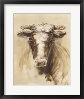 Western Ranch Animals II Framed Print
