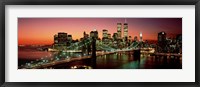 Framed Brooklyn Bridge, NYC Pano