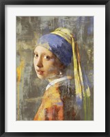 Framed Vermeer's Girl 2.0