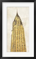 Gilded Skyscraper I Framed Print