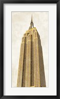 Framed Gilded Skyscraper II