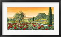 Framed Le Colline in Fiore