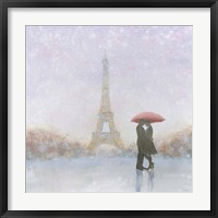 Framed Eiffel Romance