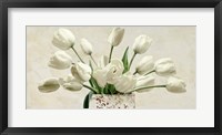 Framed Bouquet Blanc