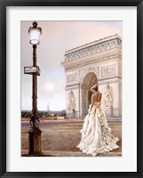 Romance in Paris II Framed Print