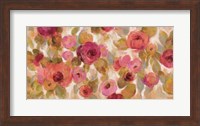 Framed Glorious Pink Floral I