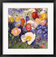 Framed Tulips and Poppy Party