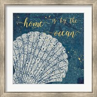 Framed 'Coastal Lace III' border=