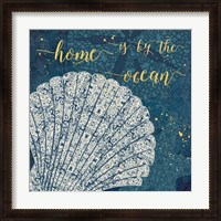 Framed 'Coastal Lace III' border=