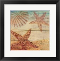 On Sandy Beach I Framed Print