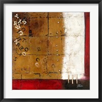 Framed Red Contemporary III