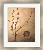 Framed 'Fall Stems in the Warmth' border=